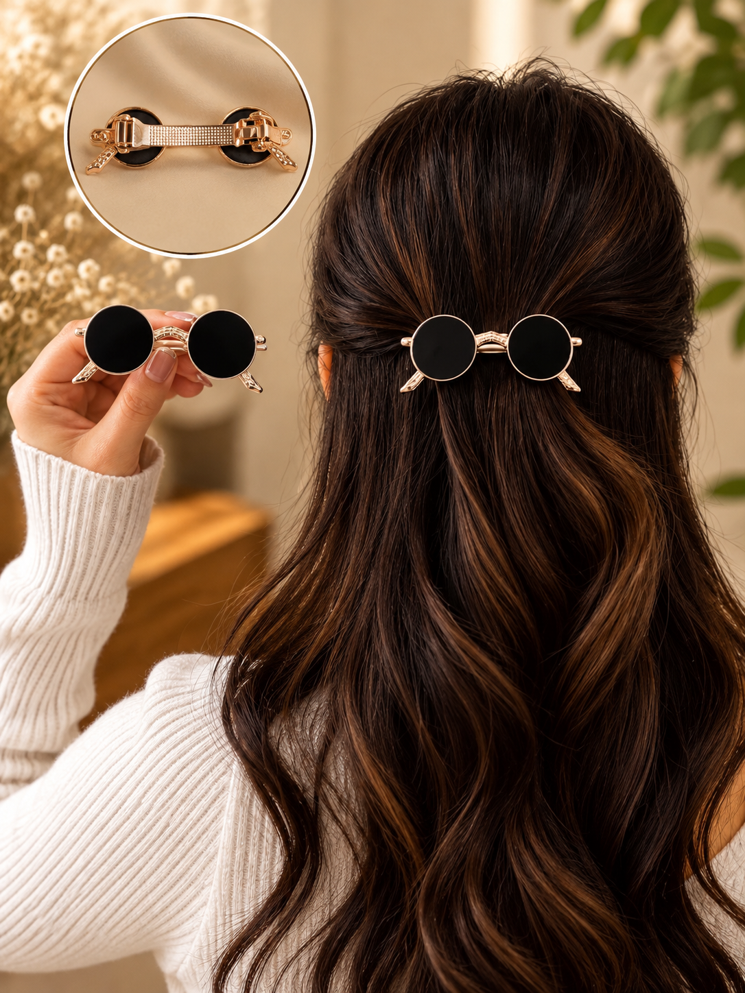 Goggles Hair Clip