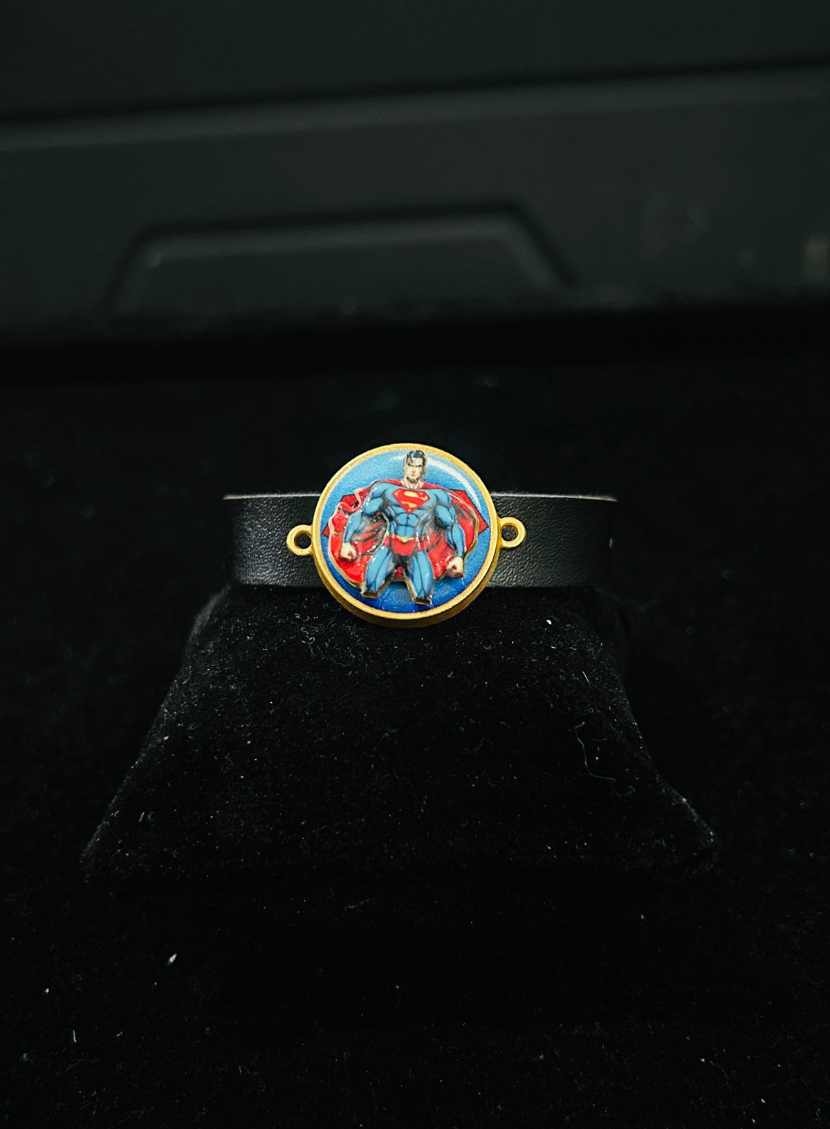 Superman Spinning Charm Bracelet
