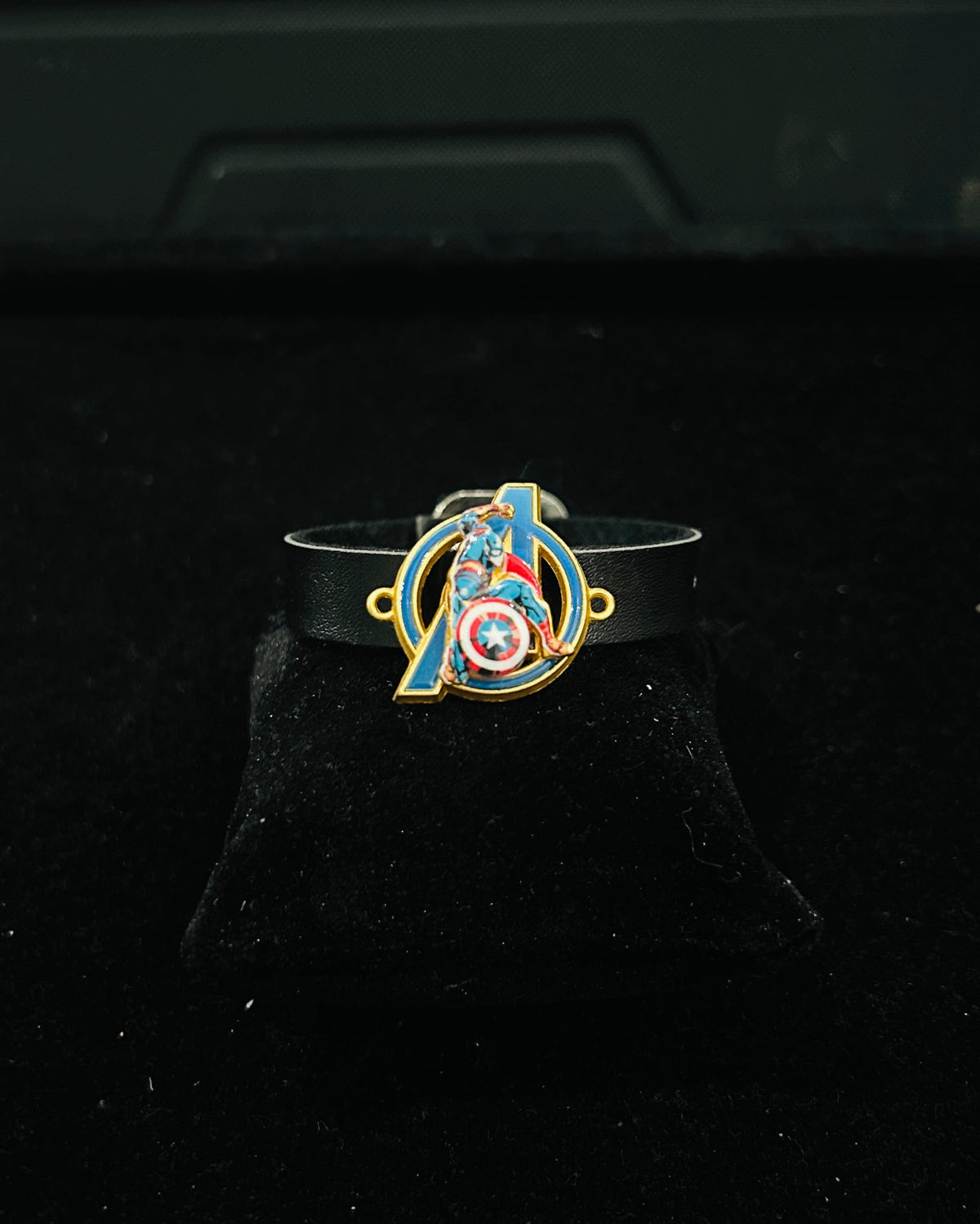 Captain America Spinning Charm Bracelet