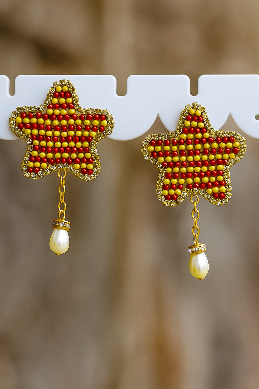 Star Pearl Latkan Stud