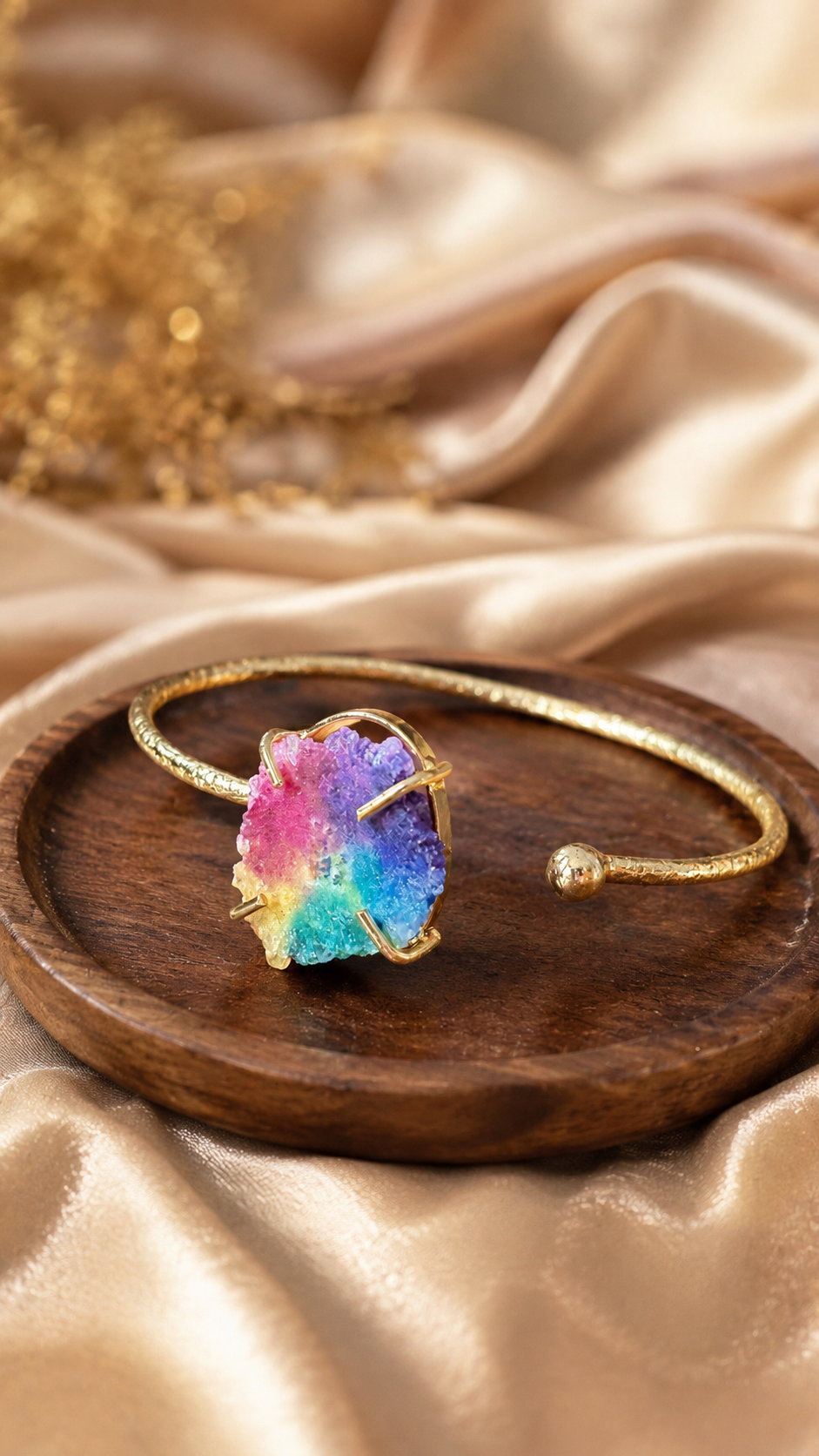Solar Stone Claw Bracelet