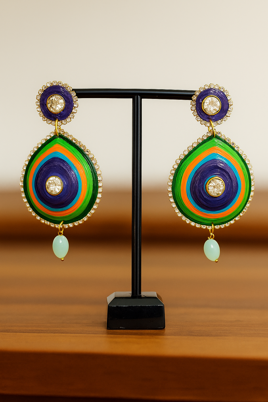 Peacock Jarkan Earrings