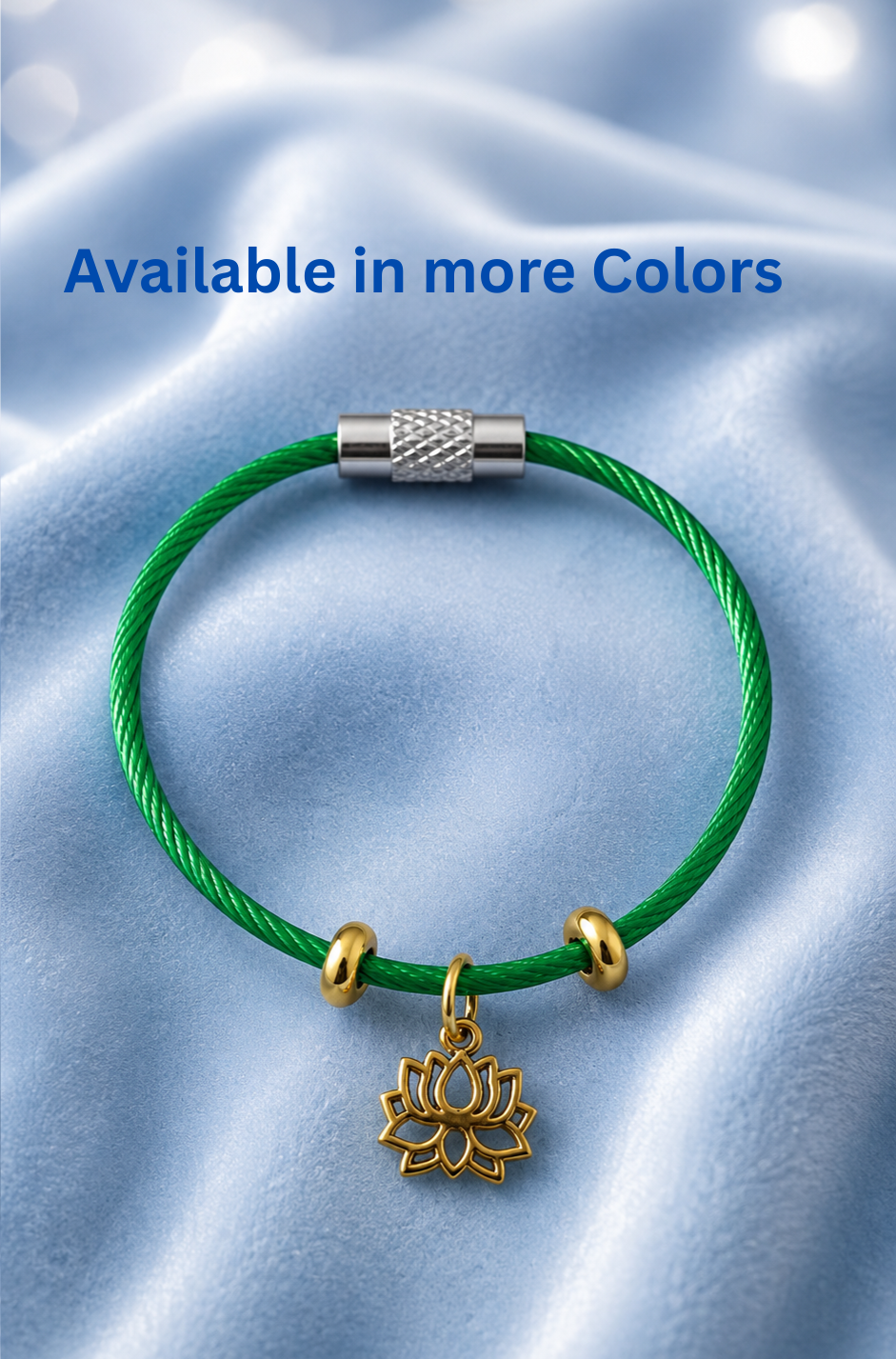 Lotus Charm Rakhi Bracelet for Infant and aged below 5 years.