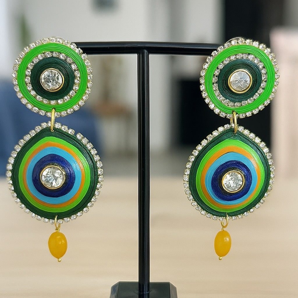 Peacock Jarkan Earrings