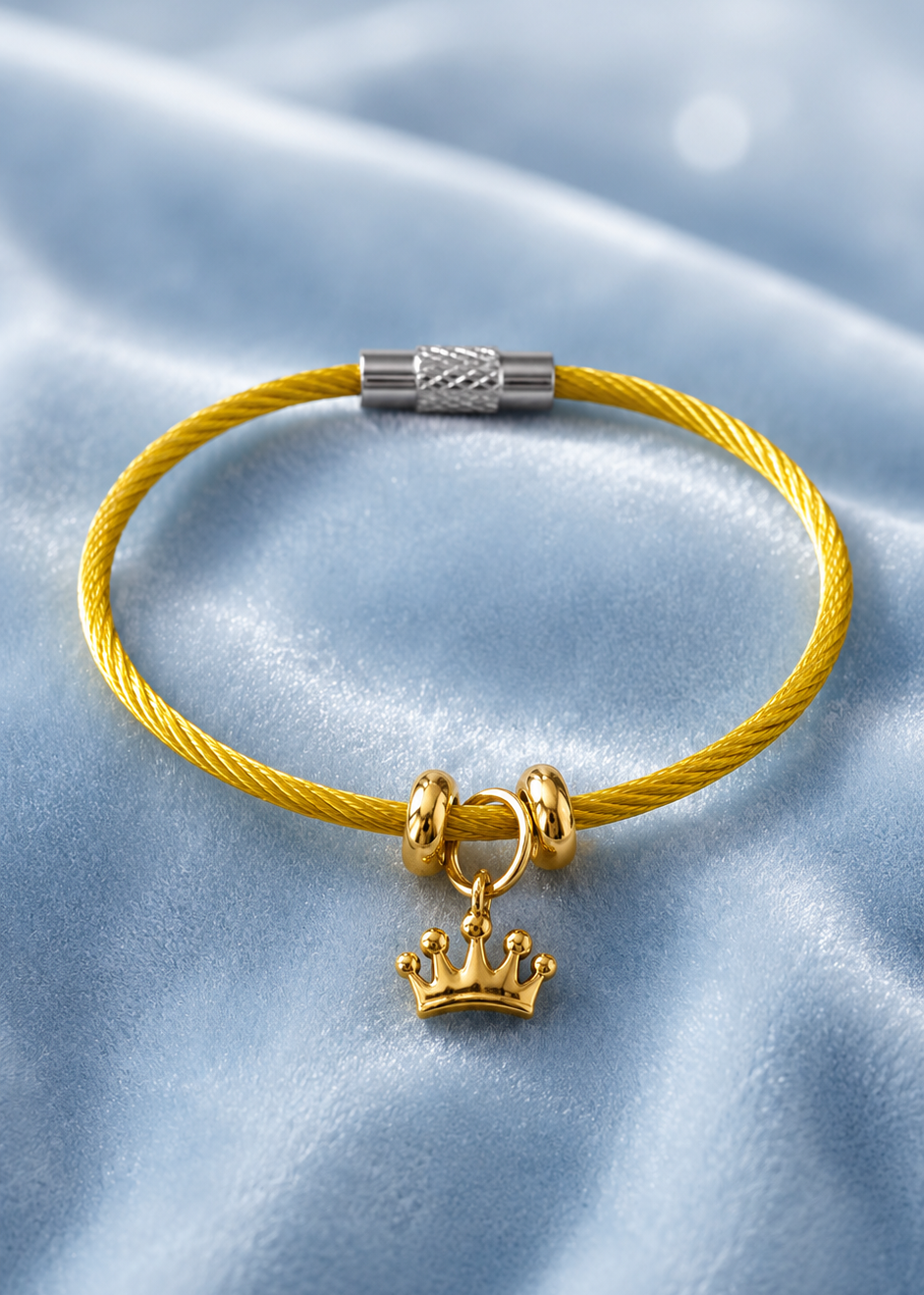 Crown Charm Rakhi Bracelet for Infant and aged below 5 years.