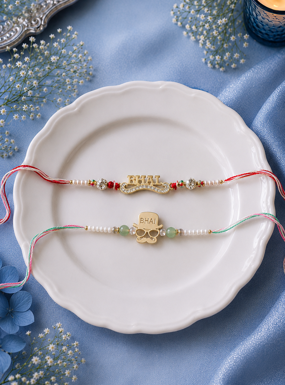Bhai Theme Rakhi [Set of2]