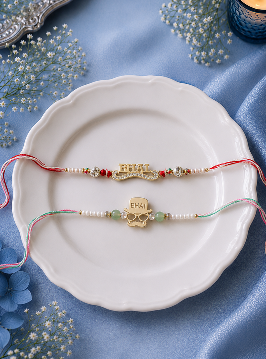 Bhai Theme Rakhi [Set of2]