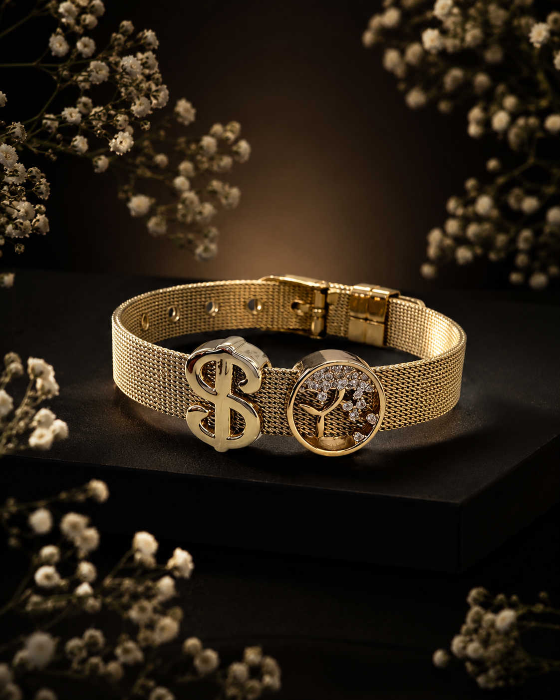 Strap Bracelet with cute Charms