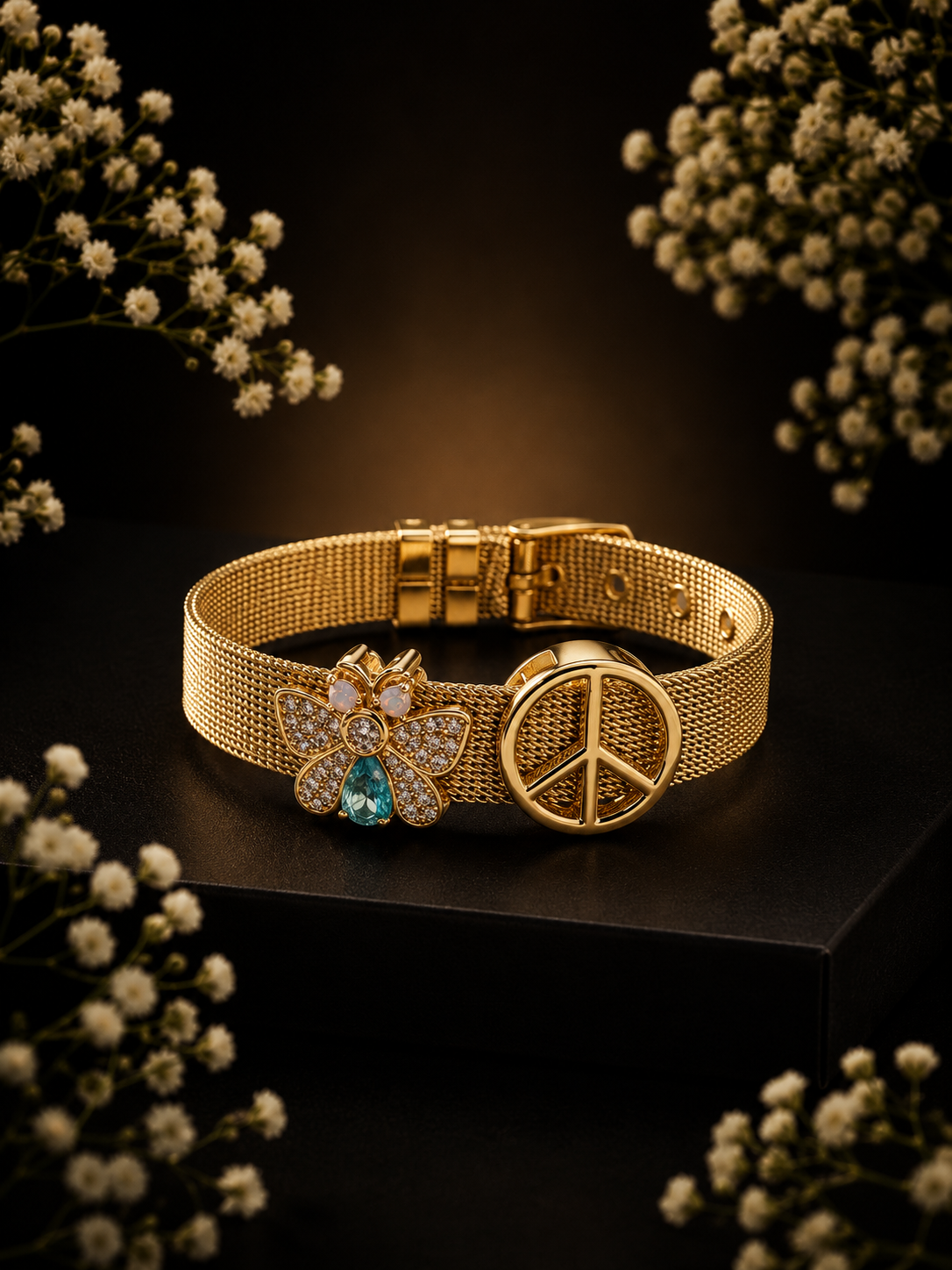 Strap Bracelet with cute Charms