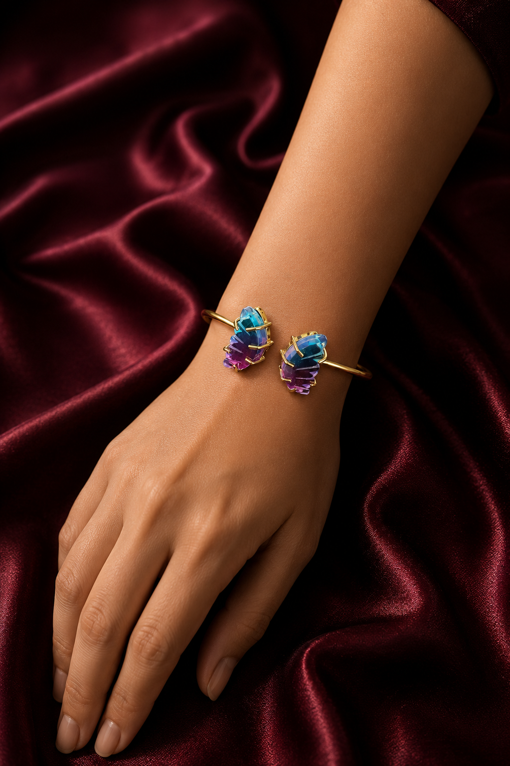 Butterfly Wings Claw Bracelet