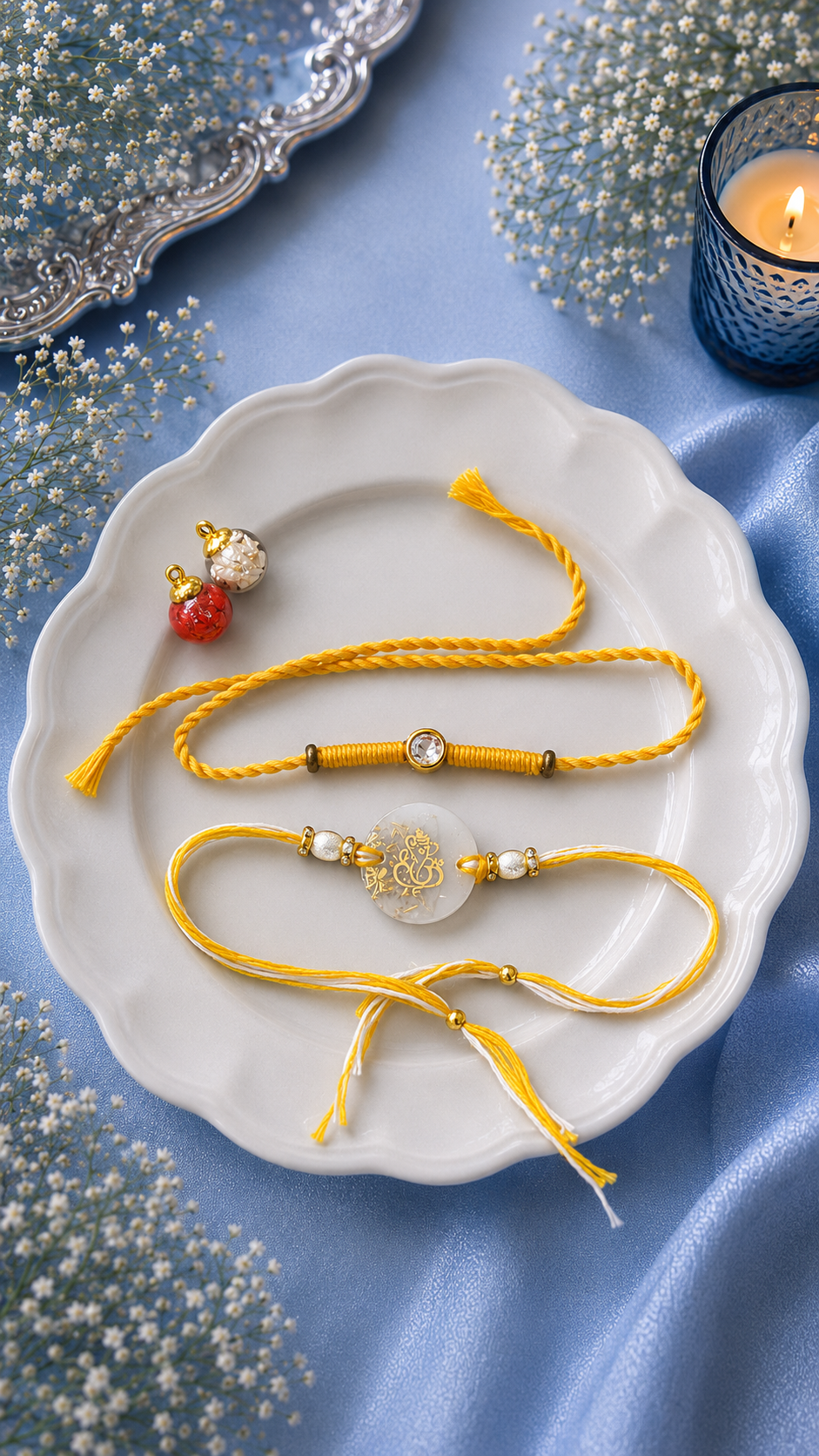 Resin Crystal Rakhi