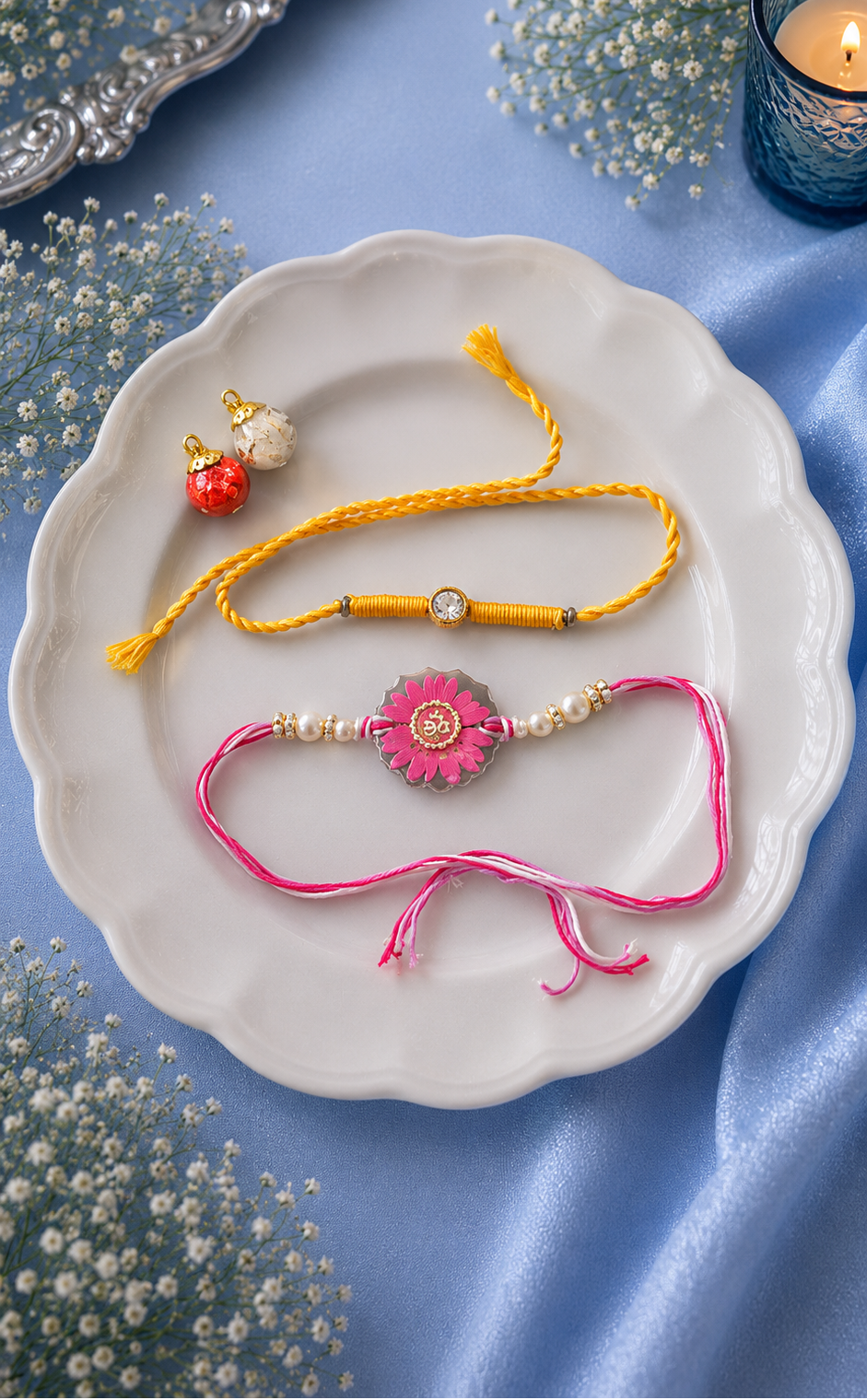 Resin Crystal Rakhi
