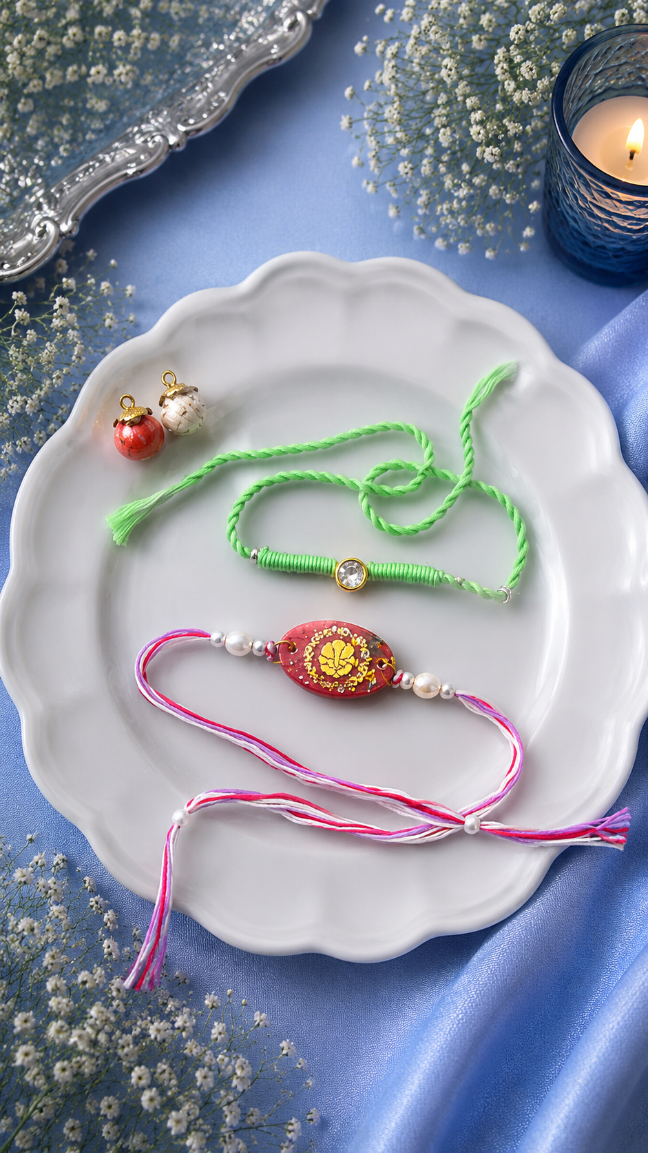Resin Crystal Rakhi
