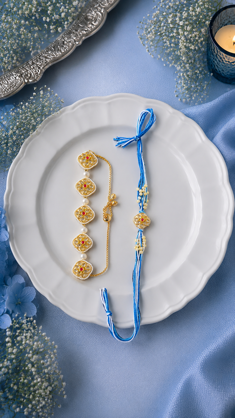 Kundan band set