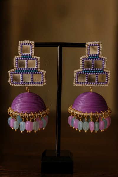 Pyramid Pastel Jhumka