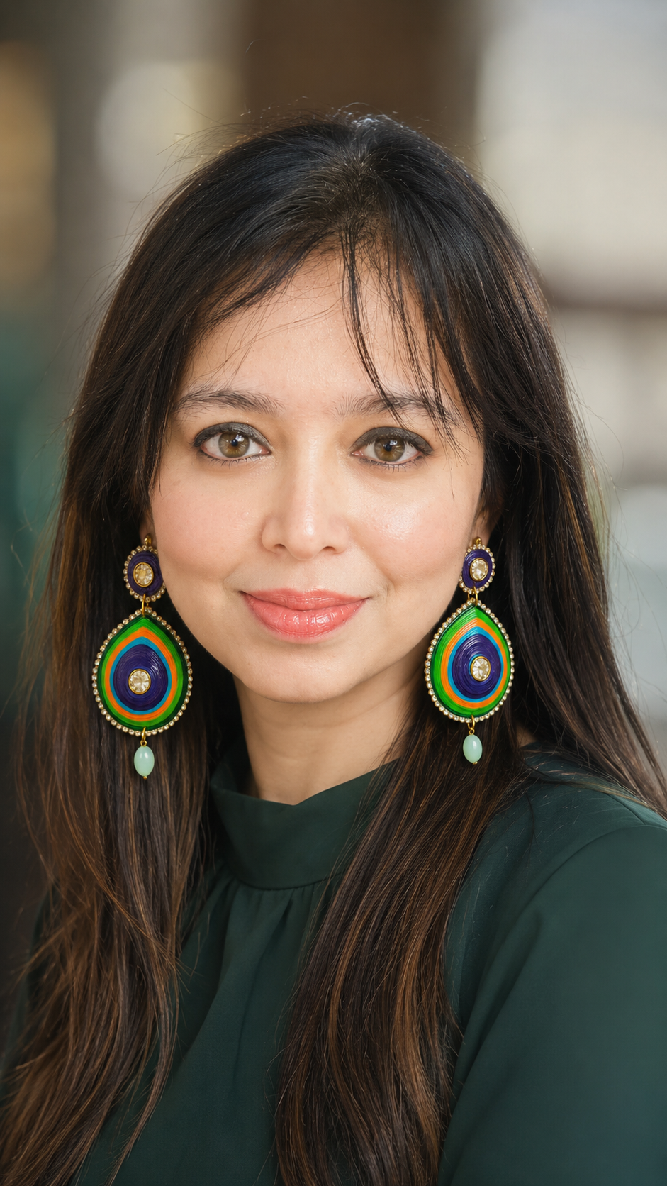 Peacock Jarkan Earrings